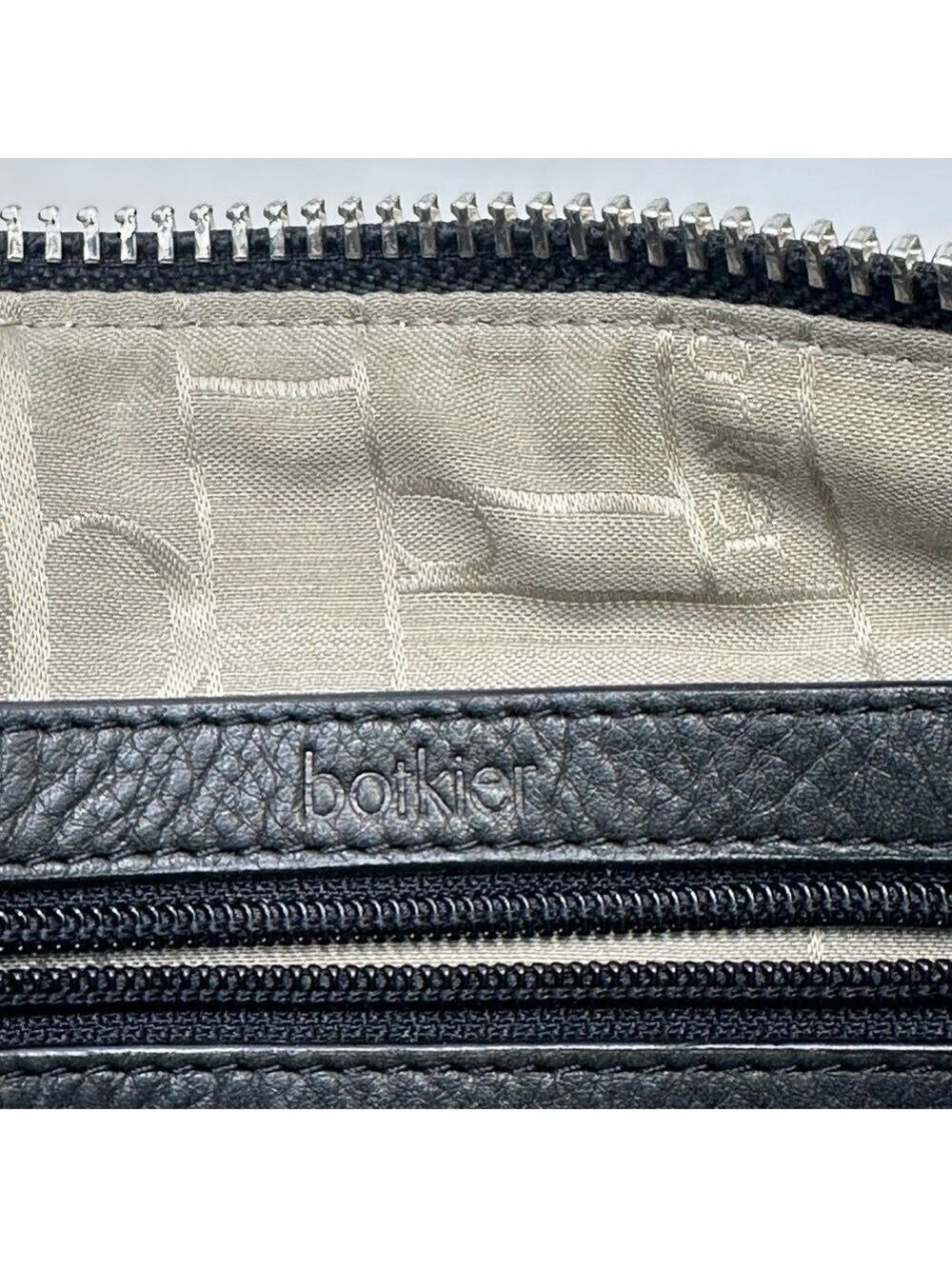 Botkier CRUZ Crossbody Hand Bag Orange Leather Chrome Chain and Zippers - Picture 11 of 15